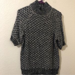 Victoria's Secret Womens XS Short Sleeve Sweater Turtle Neck Knit